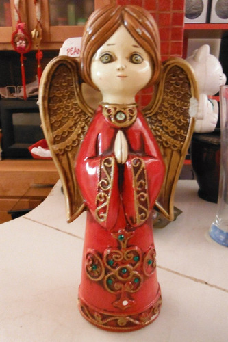 Figura Angel Rojo Retro Vintage Red Oriental Asia Japon