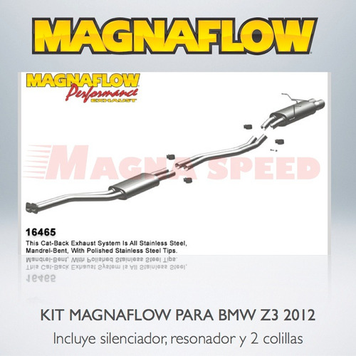 Kit Magnaflow Bmw Z3