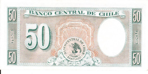 Billete Cincuenta Pesos Cinco Condores Sin Remarcar