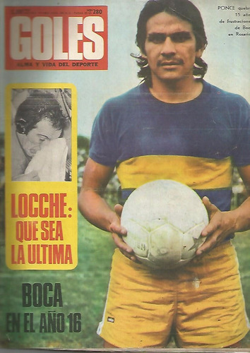 Revista / Goles / Nº 1263 / Año 1973 / Tapa Ponce Jugador