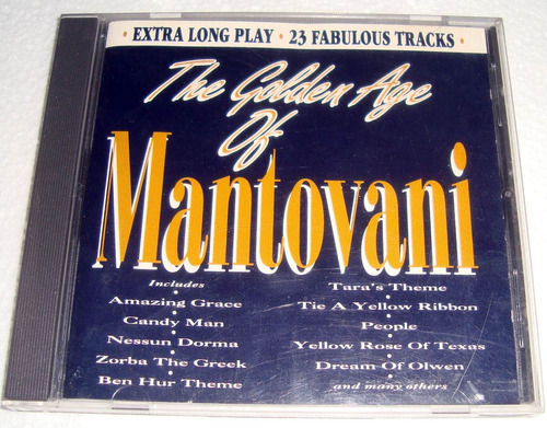 Mantovani The Golden Age Of Mantovani Cd  / Kktus