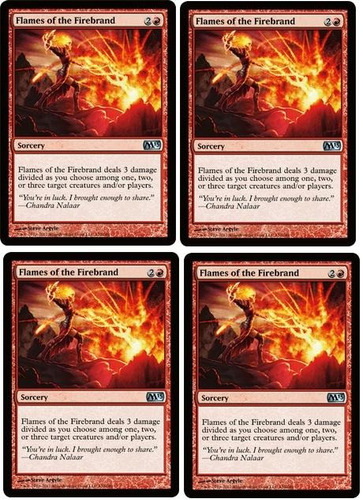 Cartas Magic: 4 Flames Of The Firebrand Nmint M2013!!!