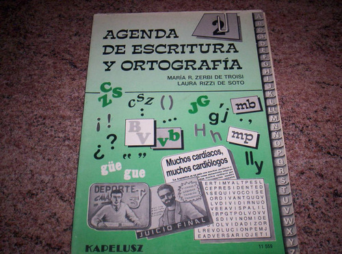 Agenda De Escritura Y Ortografía 2 Kapelusz. Troisi + Regalo