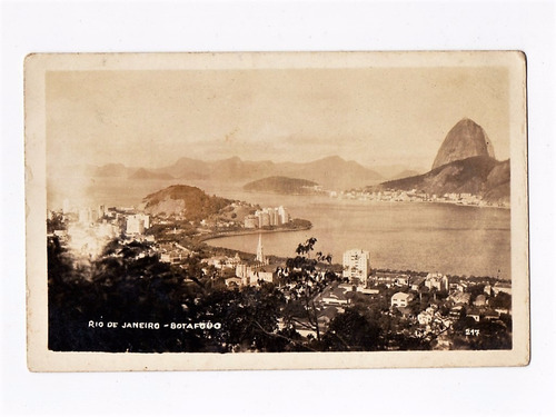 Cartao Postal Fotografico Botafogo - Rj - Anos 50