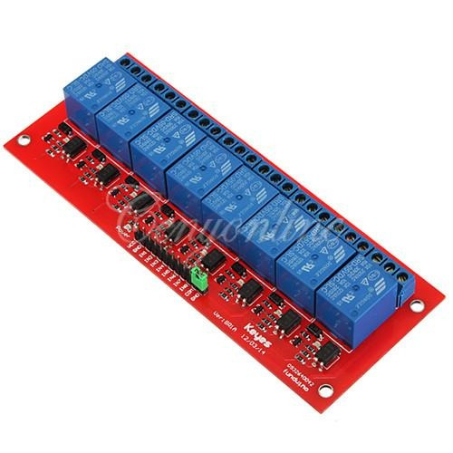 Arduino: Modulo De 8 Canales Relevador/relay 5v Pic Avr Et