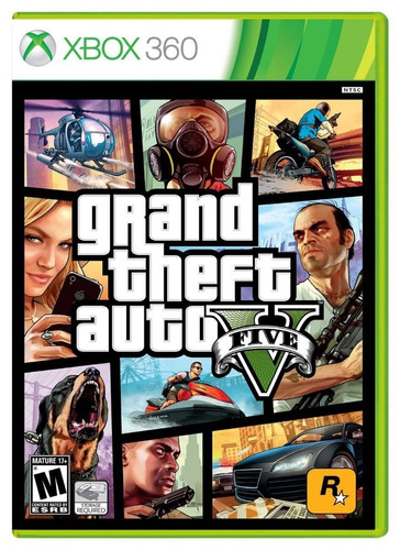 Nuevo Fisico Microsoft Xbox 360 Grand Theft Auto 5 Gta5