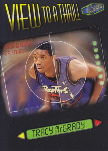1997-98 Ultra View To A Thrill Rookie Tracy Mcgrady Raptors