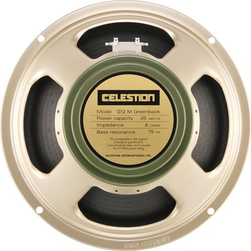 Imagen 1 de 1 de Celestion G12m Greenback 8 Ohms Parlante 25w 12