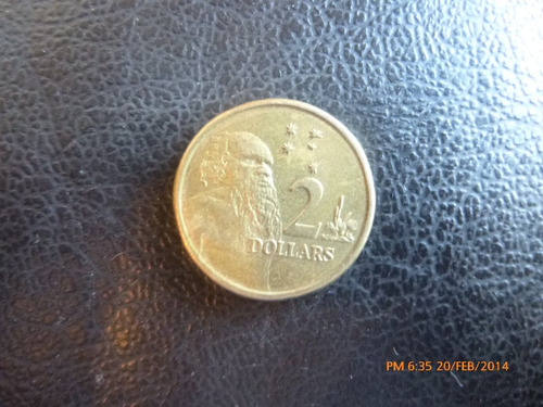 Moneda Australia 2 Dolares  2005 Nativos (x784