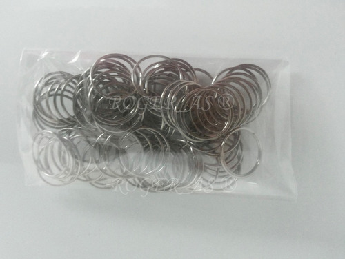 Imagem 5 de 5 de 500 Argolas Em Aço Inox Para Montagem De Lustres 10mm