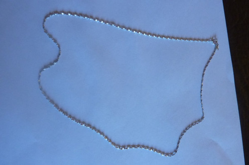 Cadena Angel Triple Plata 925 Enchapada En Platino