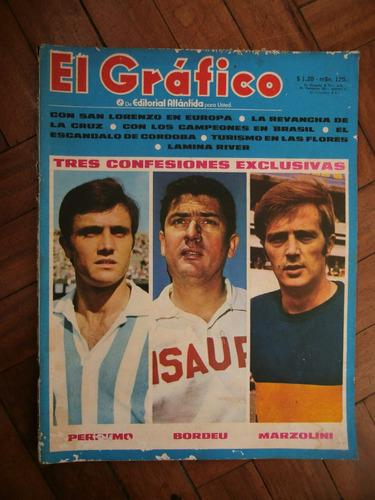 Revista Antigua El Gráfico, 1970, Coleccionistas,deporte.