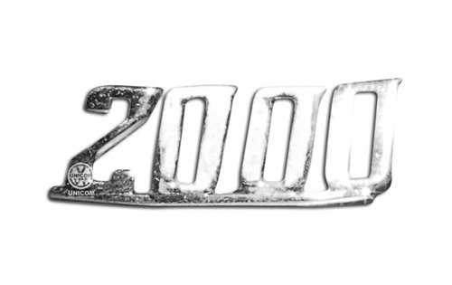 Emblema 2000 Painel Metalico Original Puma