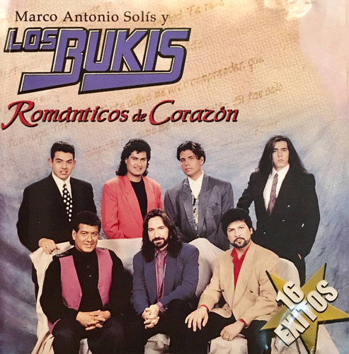 Cd Los Bukis Romanticos De Corazon Marco Antonio Solis