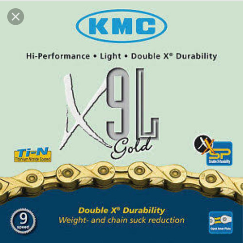 Cadena Kmc X9l Gold