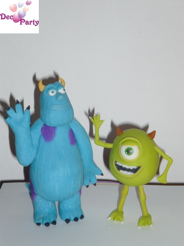 Adornos Para Tortas. Monster Inc. Mike Y Sullivan