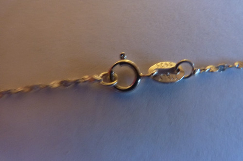 Cadena Angel Triple Plata 925 Enchapada En Platino