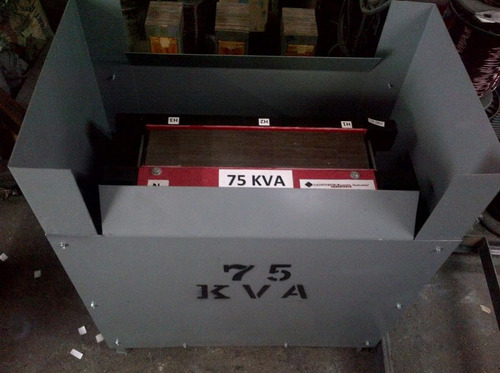 Imagen 3 de 4 de Transformador Tipo Seco De 75 Kva 220-440-220 V. Trifasico