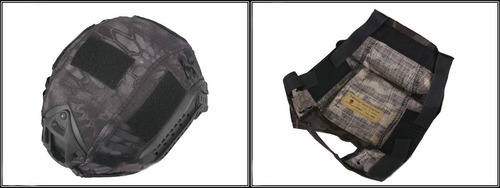 Imagen 5 de 6 de Cubre Casco Cobertor Emerson Militar Forro Paintball Airsoft