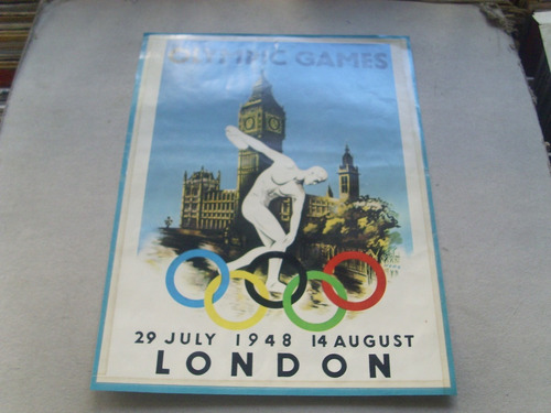 Juegos Olimpicos Londres 1948 Poster