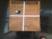 Concertina Acero Galvanizado - Importado - 8 Metros Lineales