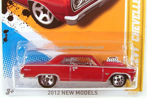 Hot Wheels # 02/50 - '64 Chevy Chevelle Ss - 1/64 - V5290