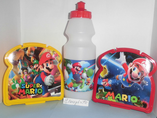 Mario Bros, Toy Story, Sandw.+ Coolers Combo Cotillón