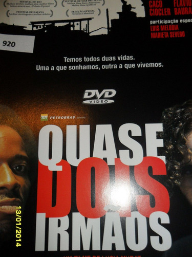 Dvd Quase Dois Irmãos Frete R$8,00