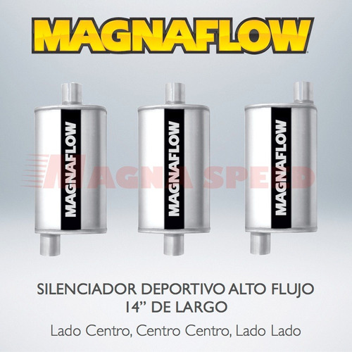 Promo Mofle Deportivo Magnaflow Alto Flujo 14  Ll Lc Cc