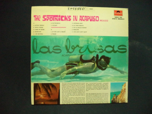 The Spotnicks En Acapulco 1967 Lp Rock Instrumental Mexico