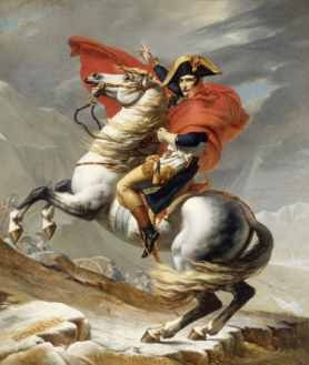 Lámina 45 X 30 Cm - Jacques-louis David - Napoleón Bonaparte