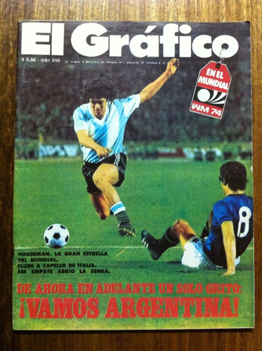 Revista El Gráfico Nº 2855 Año 1974 - Argentina