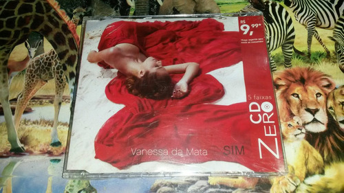 Cd Single Vanessa Da Mata Sim Cd Zero Original Novo Lacrado