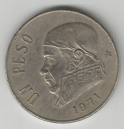 Moneda  Mexico De Un Peso 1971 Oferta
