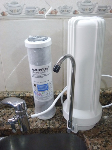 Purificador De Agua Sobremesada + Filtro Pure O Matrikx