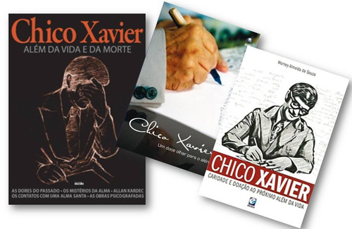 Kit Com 3 Livros - Chico Xavier - Livro Espirita