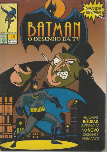 Batman O Desenho Da Tv 01 - Abril 1 - Bonellihq Cx58 F19