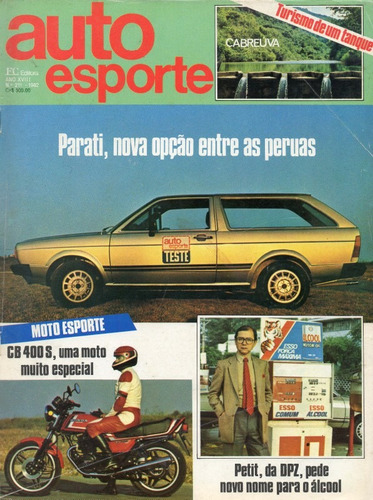 Auto Esporte Nº211 Parati Honda Cb 400 S Del Rey Souza Ramos