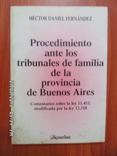 Procedimiento Ante Tribunales Familia Pcia Bs As. Fernández