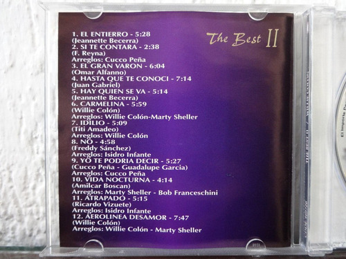 Willie Colón The Best 2 Cd (Usado)