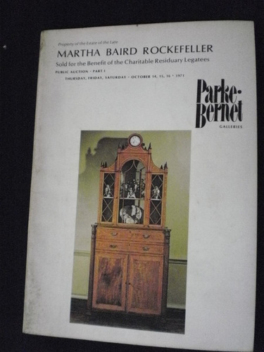 Martha Baird - Parke Bernet
