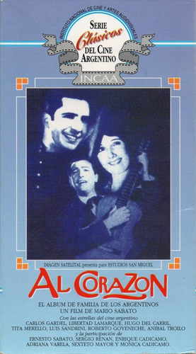 Vhs Pal Original Al Corazón Mario Sabato Documental Tango