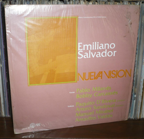 Emiliano Salvador Lp Nueva Vision Trova Cubana Pablo Milanes