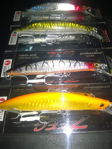 Pack De 4 Señuelos Striker Z-eeg Med Agua Taruchas Y Dorado