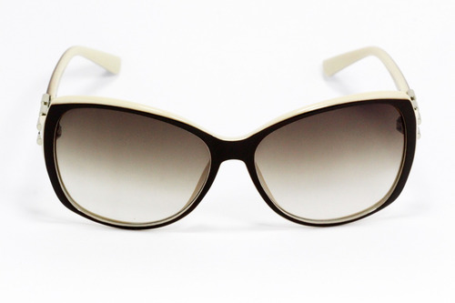 Lentes De Sol Mujer Ojo De Gato Moda Café Color Hueso Ls31