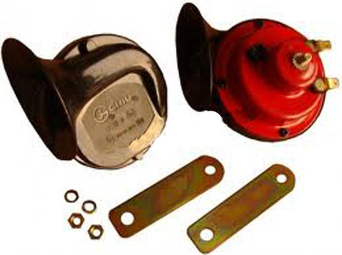 Imagen 4 de 8 de Bocina Caracol 12v 2 Tonos Agudo Y Grave Claxo Auto Oferta!