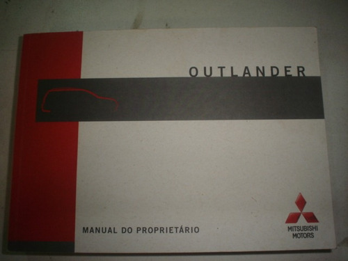 Manual Mitsubishi Outlander 2009 Original 2.4 3.0 Gt V6 4x4