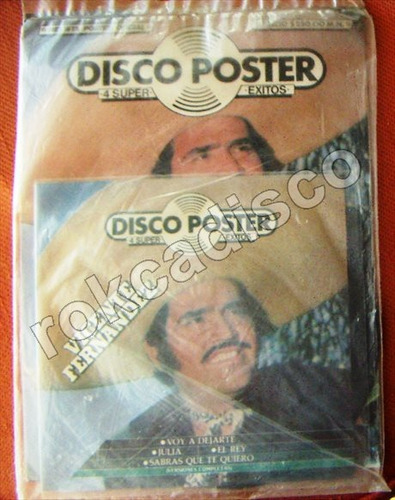 Bolero, Vicente Fernandez, Disco Poster, Ep 7´, Op4