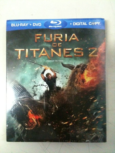 Blu Ray Furia De Titanes 2 + Dvd