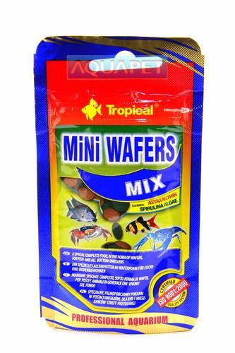 Ração Para Peixe Mini Wafers Mix Doypack 90g Tropical